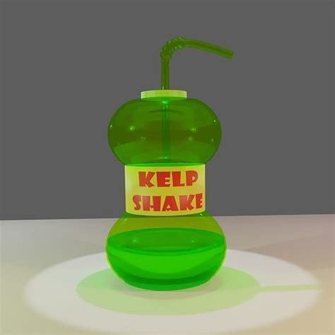 Kelp shake from spongebob square pants free 3D model | CGTrader