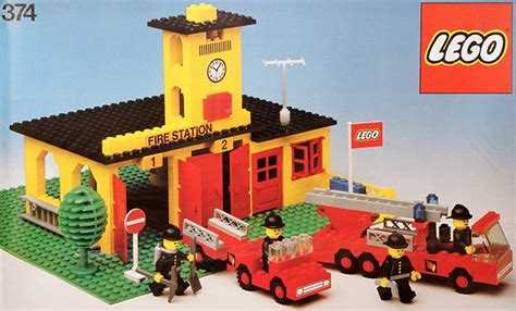 LEGO Set 374-1 Fire Station (1978 Town > Classic Town > Fire) | Rebrickable - Build with LEGO