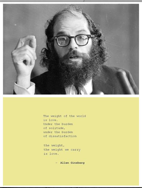 Allen Ginsberg on love. | Allen ginsberg, Poetry words, Pretty words