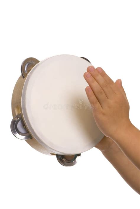 Playing the tambourine 2 stock image. Image of loud, sing - 1706549