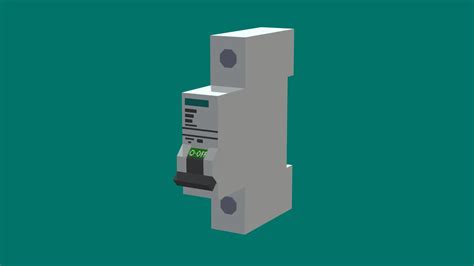 Siemens MCB Circuit Breaker - Download Free 3D model by GeniusPilot2016 [34b6113] - Sketchfab