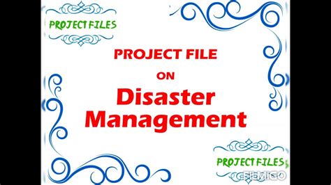 Project File on Disaster Management Class 9,10 - YouTube