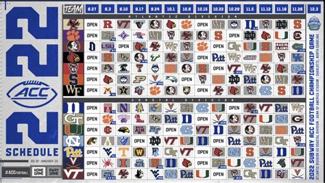 Wake Forest and the ACC Release 2022 Football Schedule - Blogger So Dear