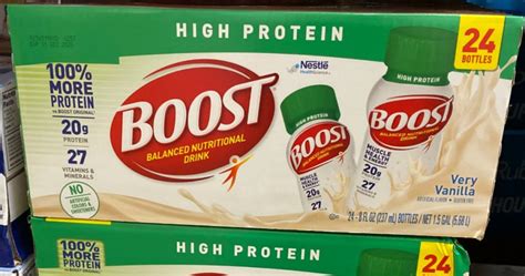 Boost High Protein Nutritional Drinks 24-Pack Only $15 Shipped at ...