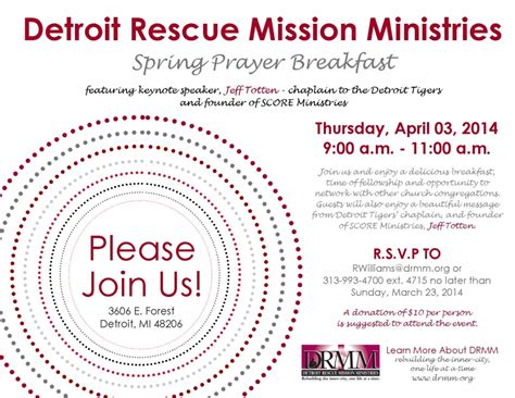 DRMM welcomes Detroit Tigers’ Chaplain – Detroit Rescue Mission Ministries