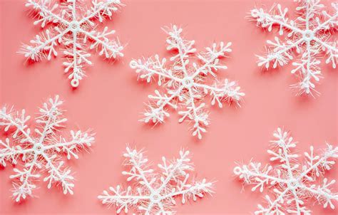 Best Of Pink Snowflakes Wallpaper Hd images