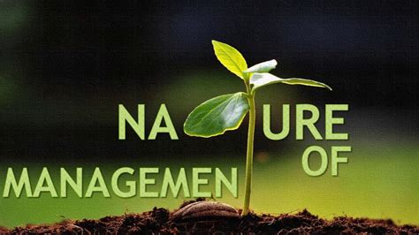 Nature Of Management(Ist) - YouTube