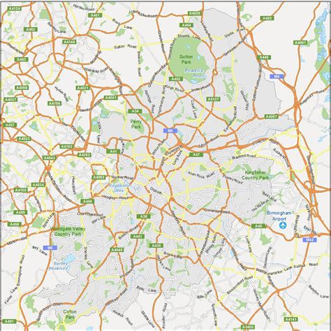 A Map Of Birmingham - Arlyne Nicolina