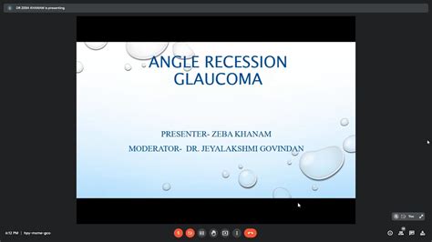 Angle Recession Glaucoma, Dr Zeba Khanam, 12 Sep, 2022 - YouTube