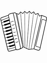 Accordion Coloring Book Fun And Creative Designs For  sketch template