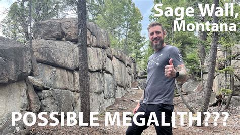 Possible Megalithic Structure!? - Sage Wall at Sage Mountain Center, MT - YouTube