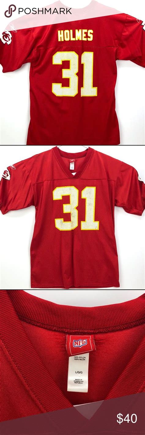 Reebok Kansas City Chiefs Jersey Priest Holmes | Priest holmes, Kansas city chiefs, Holmes