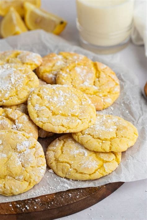 Lemon Cake Mix Cookies - Insanely Good