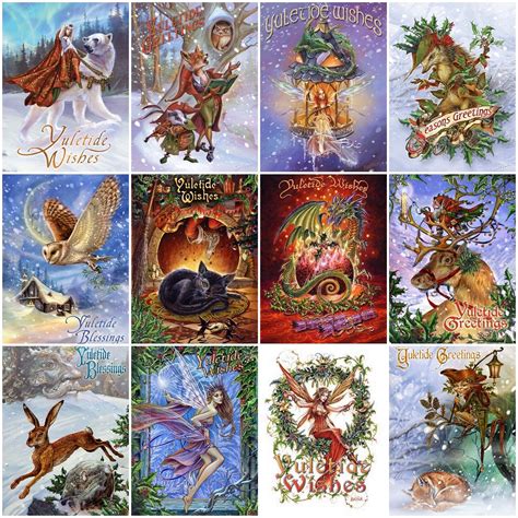 Yule Greeting Card - Printable Download - Summer solstice - Pagan ... - Worksheets Library