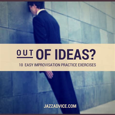 10 Improvisation Exercises to Practice when you're out of ideas | Improvisation, Exercise, Music ...