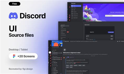 Discord UI - Free UI Kit (Recreated) | Figma Community