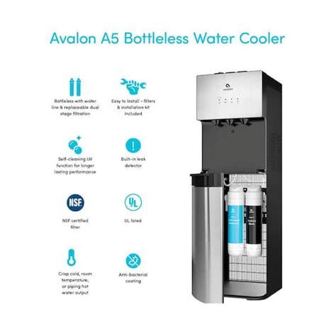 Avalon A25 Self Cleaning Bottleless Water Cooler Dispenser,, 46% OFF