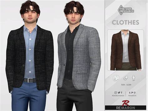 21+ Sims 4 Suit CC: Plaid, Tweed, Blazers & More - We Want Mods