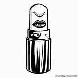 Lipstick Coloring Pages  Free & Printable sketch template