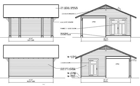 Carport Shed Construction Plans | Historic Shed