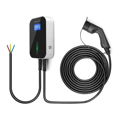 EVSE Wallbox 7kw 32A EV Car Charger Wallmount Electric Vehicle Charging ...