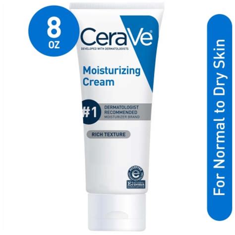 CeraVe Moisturizing Face and Body Cream with Ceramides, 8 oz - Foods Co.