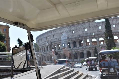 2023 Private Rome Golf Cart Tour with Inside Guided Colosseum Tour