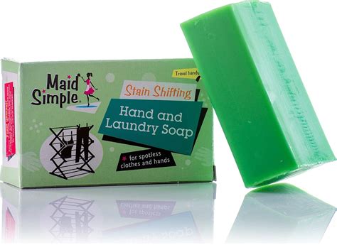 Maid Simple Hand & Laundry Soap Bar, Green, 170G: Amazon.co.uk: Kitchen ...