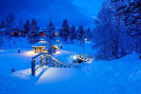 Photo Kakslauttanen Lapland winter Wonderland - free pictures on Fonwall