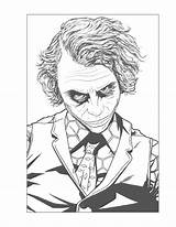Joker Pic For Coloring  Infoupdateorg sketch template