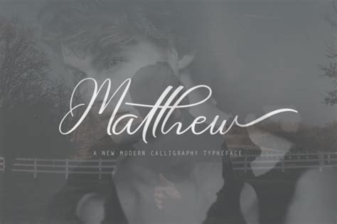 Matthew (Font) by cropstudio · Creative Fabrica in 2020 | Adobe photo, Script, Handwritten fonts