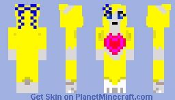 Female Yellow Stampy Cat Minecraft Skin