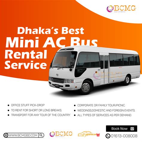 Best Mini Bus Rental Service In Dhaka | Mini Bus - BCMGBD