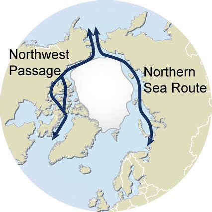 Arctic sea routes - Northern sea route and Northwest passage | GRID-Arendal