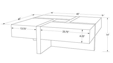 Zuri Furniture Modern Mcintosh 40" Square Coffee Table - White and Black | Pricepulse