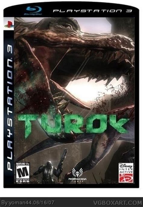 Turok PlayStation 3 Box Art Cover by [Deleted]