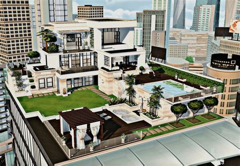 sims 4 penthouse | Sims 4 penthouse, Sims house, Sims 4 house design