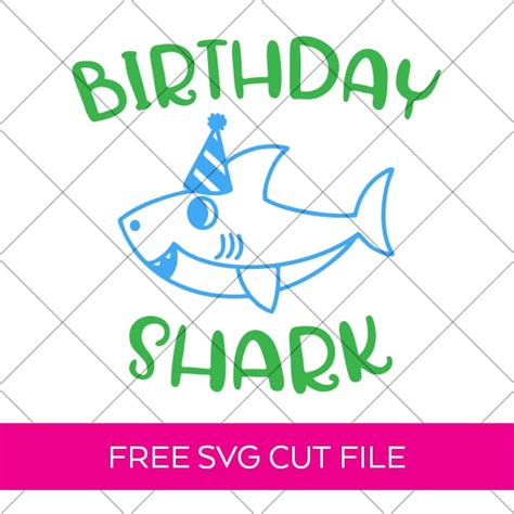 First Birthday Svg 1st Birthday Shark Svg Shark Doo Doo Svg Birthday Girl Svg Files Cricut Cut ...