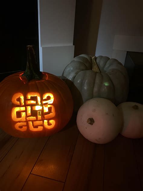 Carved a pumpkin to celebrate Samhain this year! : r/pagan