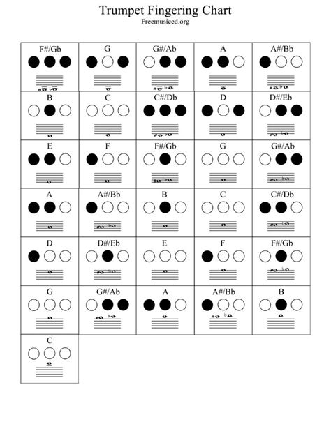 Trumpet Fingering Chart, Saxophone Fingering Chart, Recorder Fingering Chart, Play Trumpet, Jazz ...