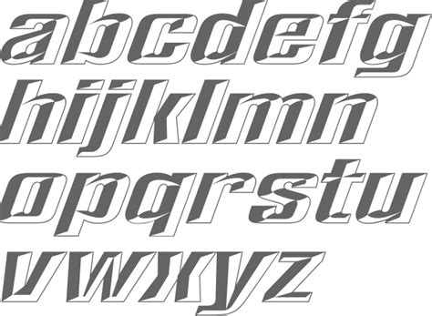 MyFonts: Beveled typefaces