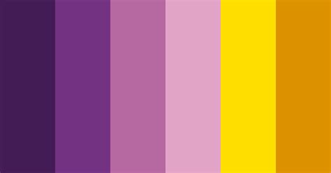 Purple And Gold Color Palette