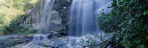 Waterfall In A Forest, Glen Falls Photograph by Panoramic Images - Fine ...