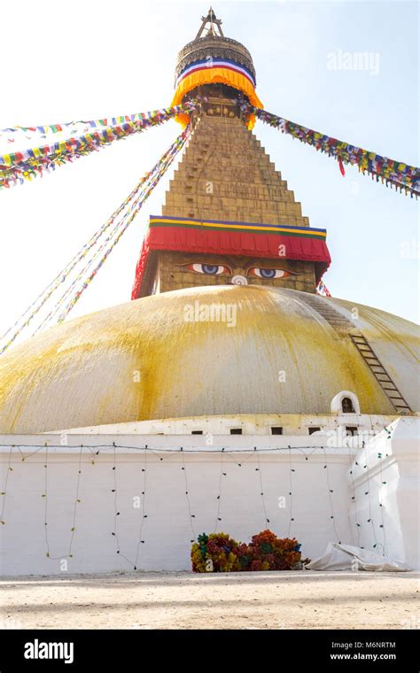 A Stupa in Nepal Stock Photo - Alamy