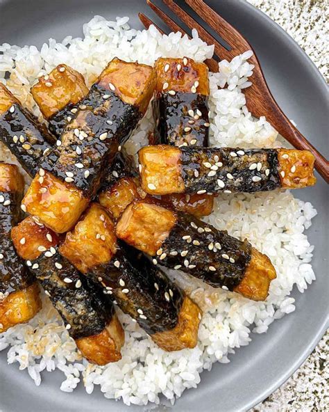 Nori Teriyaki Tofu Sticks - Good Old Vegan