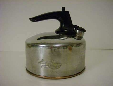 Revere Ware Whistling Tea Kettle from marysmenagerie on Ruby Lane