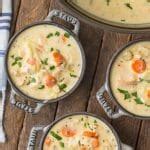 Creamy Chicken Soup - Simply Sated