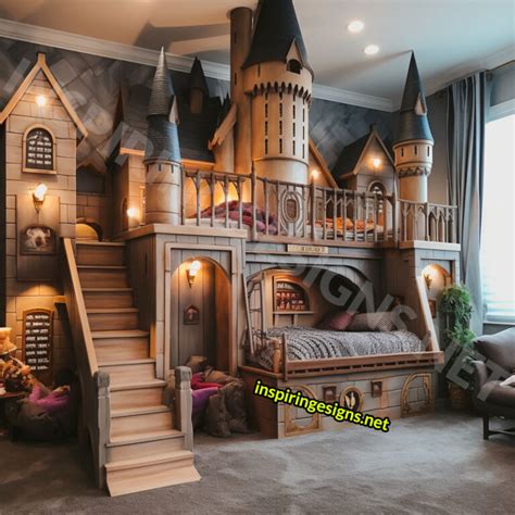 These Giant Harry Potter Hogwarts Castle Kids Beds Bring the Wizarding World To Your Bedroom ...