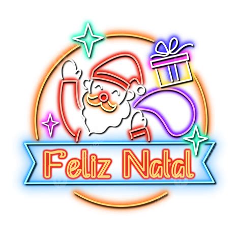 Merry Christmas In Portuguese Neon Light Effect, Portuguese, Christmas, Neon PNG Transparent ...