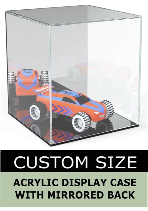 Acrylic Display Case With Mirrored Back - Custom Size – Pleximart